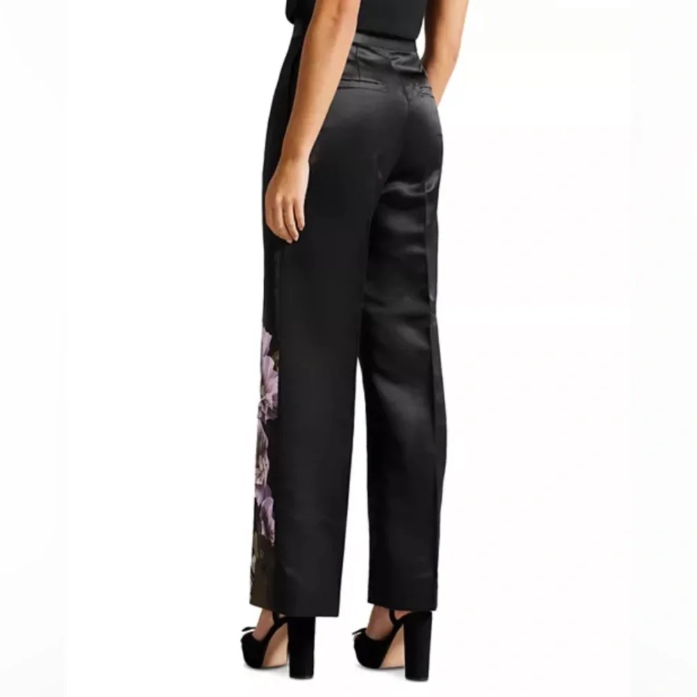 Ted Baker London Nayaat High Waisted Wide Leg Trousers - Picture 4 of 5